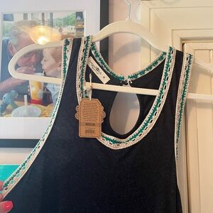 Natural Life Boho Jumpsuit Romper Size Medium NWT ☮️🩷🌼